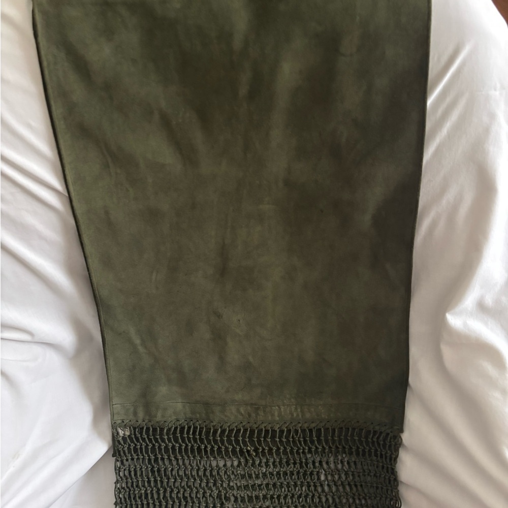 Authentic Gucci Olive Green Scarf